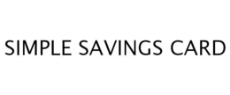 SIMPLE SAVINGS CARD trademark