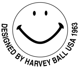 DESIGNED BY HARVEY BALL USA 1963 trademark