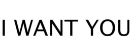 I WANT YOU trademark