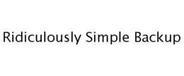 RIDICULOUSLY SIMPLE BACKUP trademark