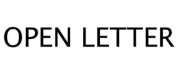 OPEN LETTER trademark