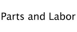 PARTS AND LABOR trademark