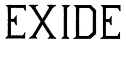 EXIDE trademark