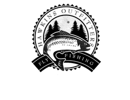 HAWKINS OUTFITTERS FLY FISHING trademark