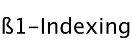 ß1-INDEXING trademark