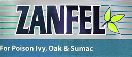 ZANFEL FOR POISON IVY, OAK & SUMAC trademark