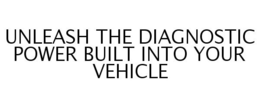 UNLEASH THE DIAGNOSTIC POWER BUILT INTO YOUR VEHICLE trademark