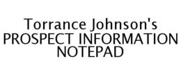 TORRANCE JOHNSON'S PROSPECT INFORMATION NOTEPAD trademark