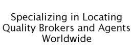 SPECIALIZING IN LOCATING QUALITY BROKERS AND AGENTS WORLDWIDE trademark