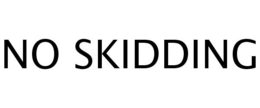 NO SKIDDING trademark