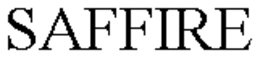 SAFFIRE trademark