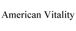AMERICAN VITALITY trademark