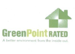 GREEN POINT RATED A BETTER ENVIRONMENT FROM THE INSIDE OUT. trademark