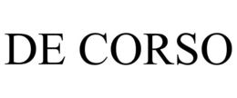 DE CORSO trademark
