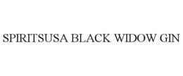 SPIRITSUSA BLACK WIDOW GIN trademark