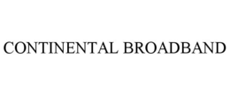 CONTINENTAL BROADBAND trademark