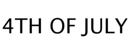 4TH OF JULY trademark