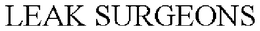 LEAK SURGEONS trademark