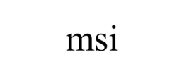 MSI trademark