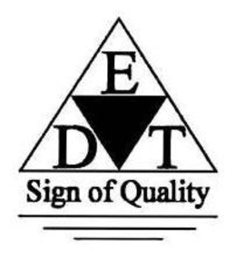 EDT SIGN OF QUALITY trademark