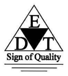 EDT SIGN OF QUALITY trademark