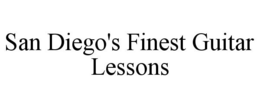 SAN DIEGO'S FINEST GUITAR LESSONS trademark