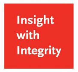 INSIGHT WITH INTEGRITY trademark
