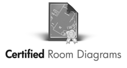 CERTIFIED ROOM DIAGRAMS trademark