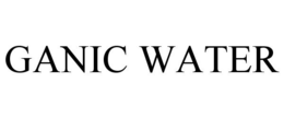 GANIC WATER trademark