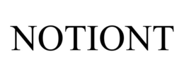 NOTIONT trademark