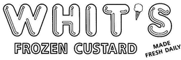 WHIT'S FROZEN CUSTARD MADE FRESH DAILY trademark