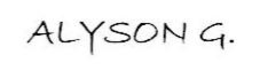 ALYSON G. trademark