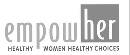 EMPOWHER HEALTHY WOMEN HEALTHY CHOICES trademark