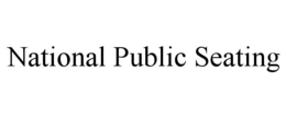 NATIONAL PUBLIC SEATING trademark