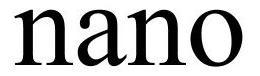 NANO trademark
