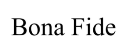 BONA FIDE trademark