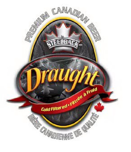 STEELBACK DRAUGHT PREMIUM CANADIAN BEER BIÈRE CANADIENNE DE QUALITÉ COLD FILTERED FILTRÉE À FROID trademark