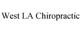 WEST LA CHIROPRACTIC trademark