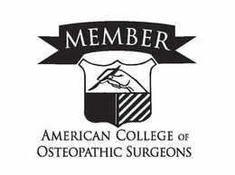 MEMBER AMERICAN COLLEGE OF OSTEOPATHIC SURGEONS trademark