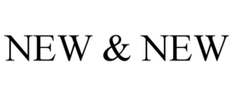 NEW & NEW trademark