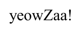 YEOWZAA! trademark
