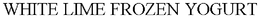 WHITE LIME FROZEN YOGURT trademark