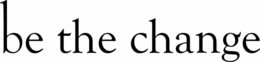 BE THE CHANGE trademark