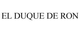 EL DUQUE DE RON trademark
