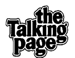 THE TALKING PAGE trademark