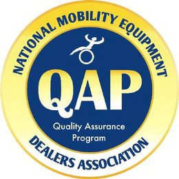 NATIONAL MOBILITY EQUIPMENT DEALERS ASSOCIATION QAP QUALITY ASSURANCE PROGRAM trademark