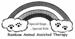 SPECIAL DOGS... SPECIAL KIDS... RAINBOWANIMAL ASSISTED THERAPY trademark