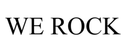 WE ROCK trademark