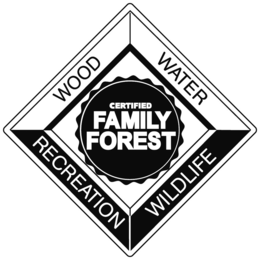 WOOD WATER WILDLIFE RECREATION CERTIFIED FAMILY FOREST trademark