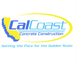 CALCOAST CONCRETE CONSTRUCTION SETTING THE PACE FOR THE GOLDEN STATE trademark